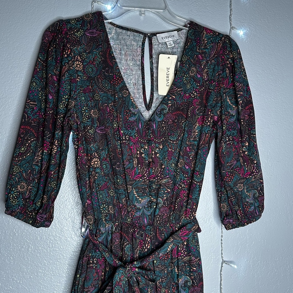 Evereve Jumpsuit with Bishop Sleeves